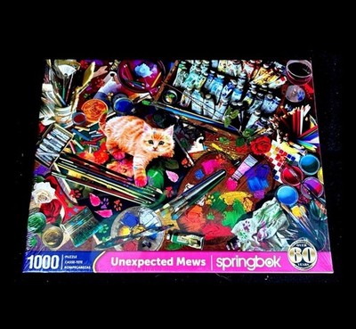 Jigsaw puzzle 1000 pieces - Cat - Springbok Complete set NEW