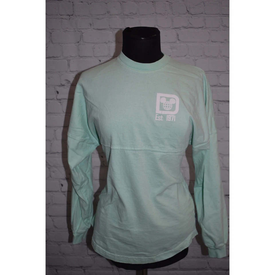 Camiseta deportiva Walt Disney World Spirit para mujer talla XS extra pequeña azul claro Foto 2 de 4