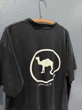 Vintage 90  s Camel Cigarettes Black Pocket Men  s Tee Shirt XL Flawed
