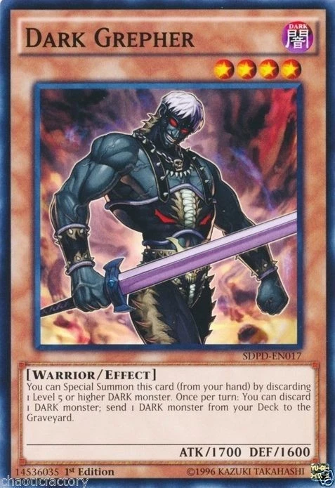 Dark Grepher Yu-Gi-Oh! TCG Individual Trading Card Games for sale