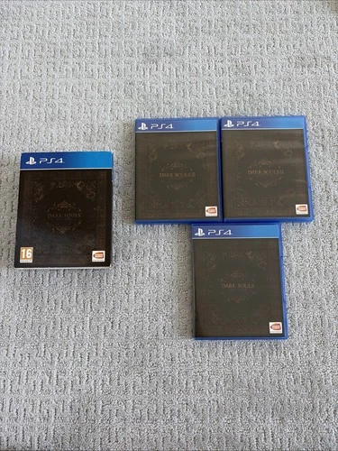 Dark Souls Trilogy 1 2 3 (PlayStation 4, 2019) Complete w/ Slipcover