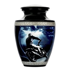 Infinite Cherish Motorcycle Cremation Urn Human Ash Adult Male Capacity 200
