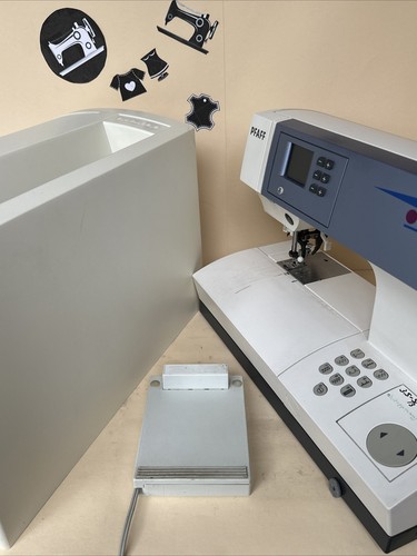 Nähmaschine Pfaff Tiptronic 2020 Näht Jeans Seide Mit Zubehör und Koffer Top ✅ - Bild 10 von 12