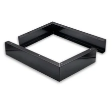 Universal Microwave Trim Kit - Black Metal Microwave Filler Kit Fits Most Bui...