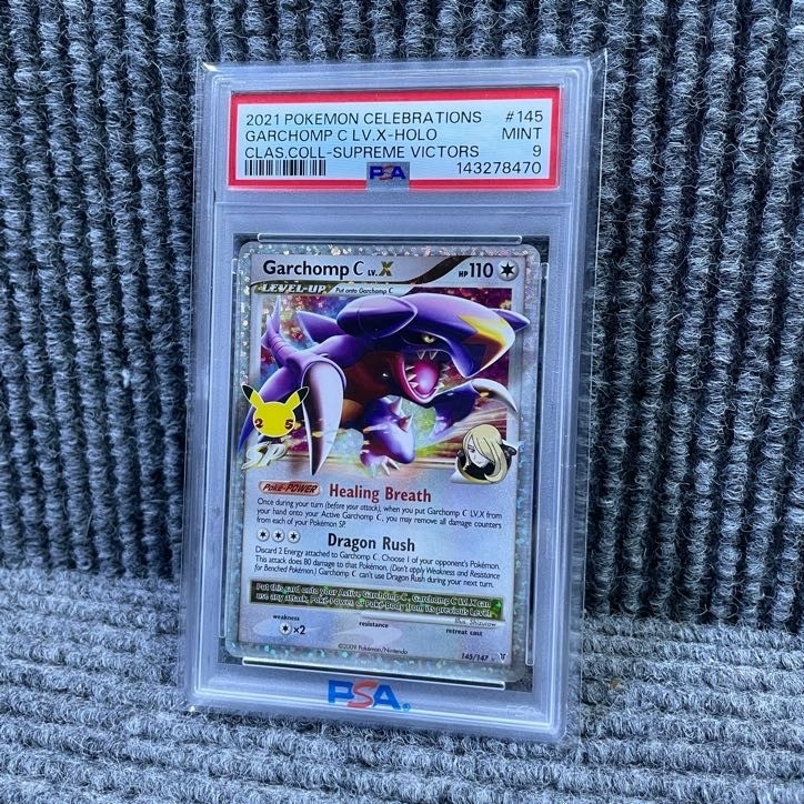 2021 Pokemon Celebrations Garchomp C lv. X Holo Classic Card 145