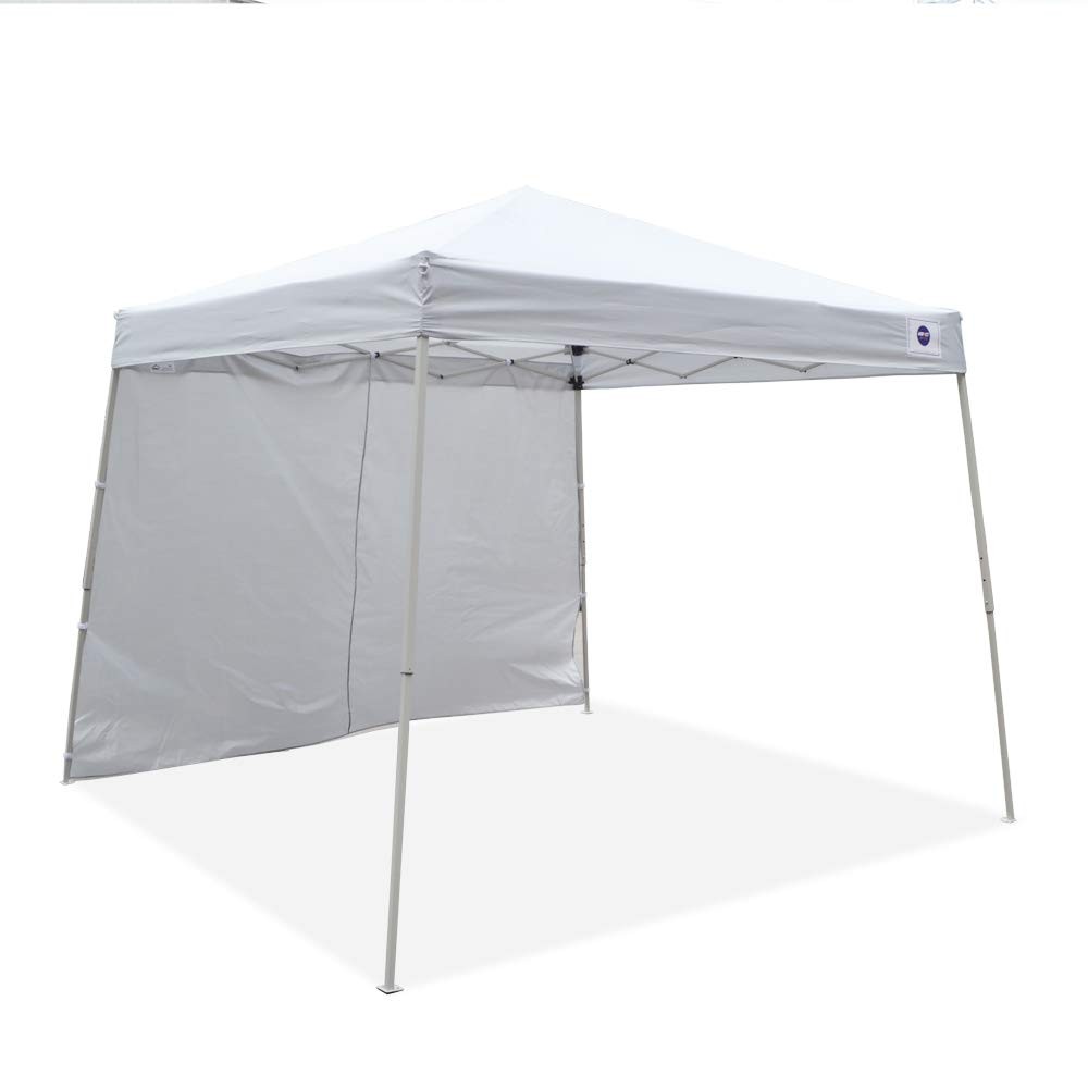283010001 Slant Leg Canopy, White-one Sidewall White