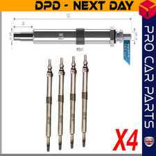 4X GLOW PLUG fits Vauxhall MOVANO VIVARO 2.2 dCi 2.5 DTI