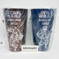 Star Wars Burger King Plastic Cup 2026 The Mandalorian And Grogu, RED  BLUE