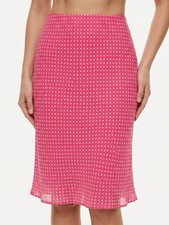 Pink White Polka Dot Mini Skirt Girly Coquette Vintage 90s Dreamy Whimsy Y2K 12