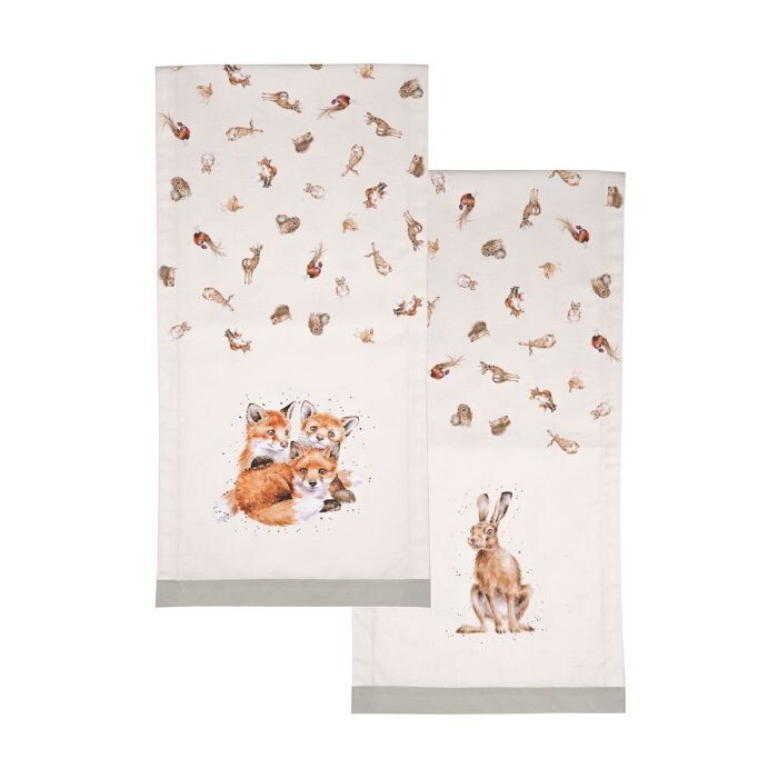 Wrendale Table Runner - Woodland Animals