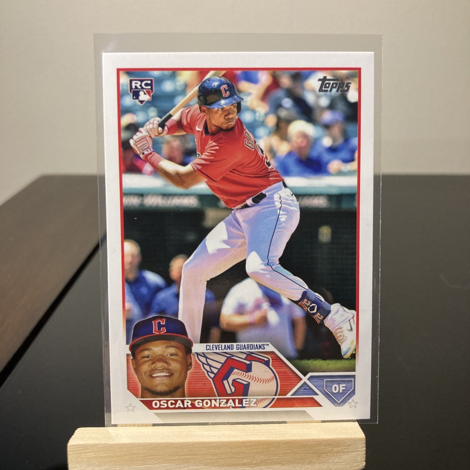 2023 Topps Series 1 Oscar Gonzalez RC #119 Cleveland Guardians