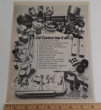 CAL CUSTOM  ORIGINAL 1977 AD