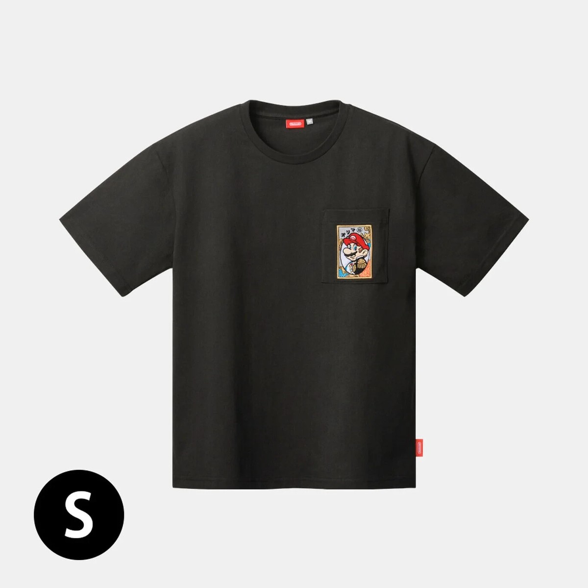Nintendo] T-shirt Mario Hanafuda Black Size S ~ XXL From JP