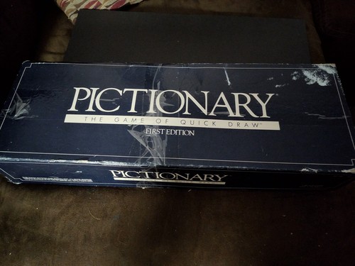 Pictionary, Il Gioco del Disegno Rapido. Prima Edizione Vintage 1985. Classico completo - Foto 2 di 8