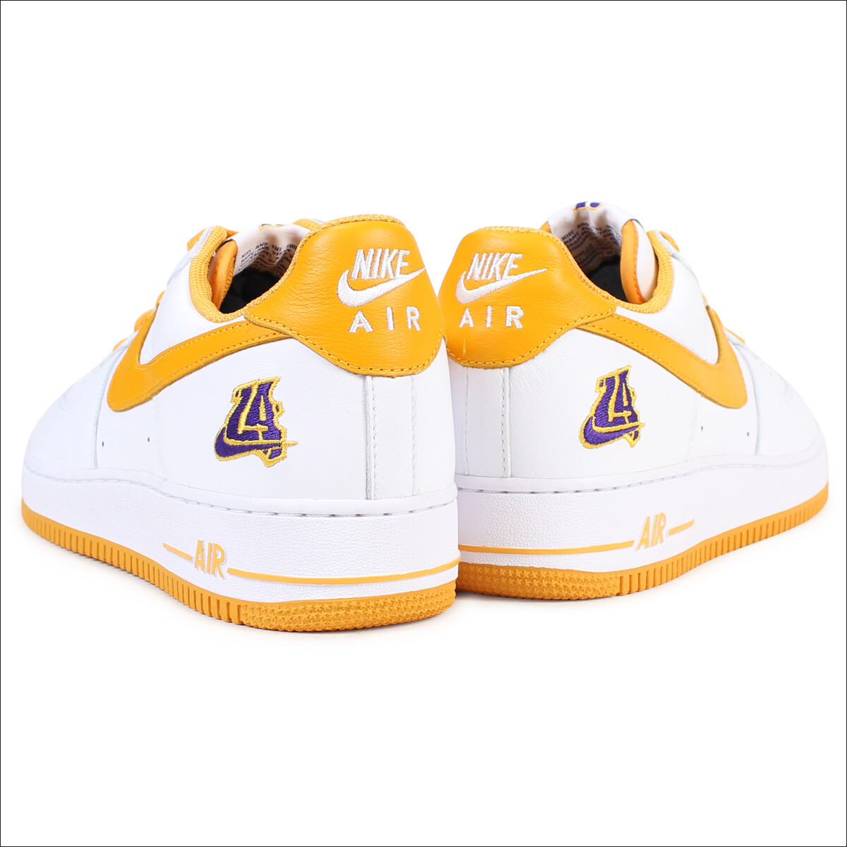Undefeated x Nike Air Force 1 Low Retro LA Lakers White