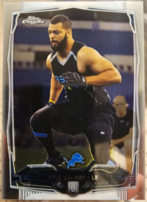 2014 Topps Chrome+Mini+Paper Base Kyle Van Noy RCs #205 Detroit Lions