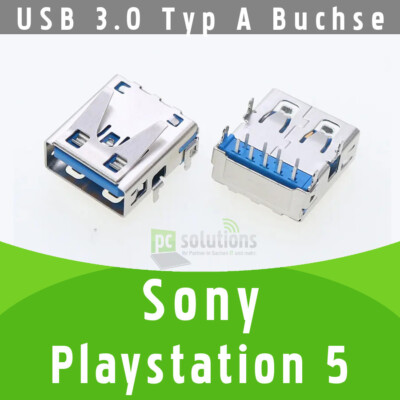   Playstation 5 USB 3.0 Typ A Buchse hinten Socket Connector Jack PS5 Konsole