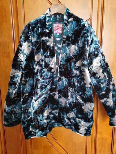 Shadow Velvet Silk Quilted Jacket XL | eBay
