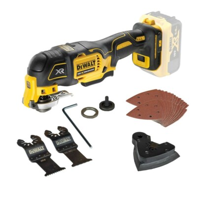 Dewalt DCS356N 18V Bürstenloss Akku Oszillierend Multi Tool inkl. 29 Zubehör
