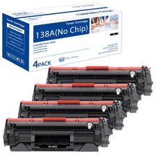4PK W1380A Toner Compatible With HP 138A LaserJet Pro 3001dw 3001fdw NO CHIP