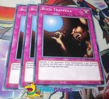 🇮🇹 YU GI OH 3 x BUCO TRAPPOLA – SDBT IT028 COMUNE – ITA 🇮🇹