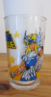 Verre à moutarde LES CHEVALIERS DU ZODIAQUE vintage 1986 HYOGA collection - Bild 1 von 4