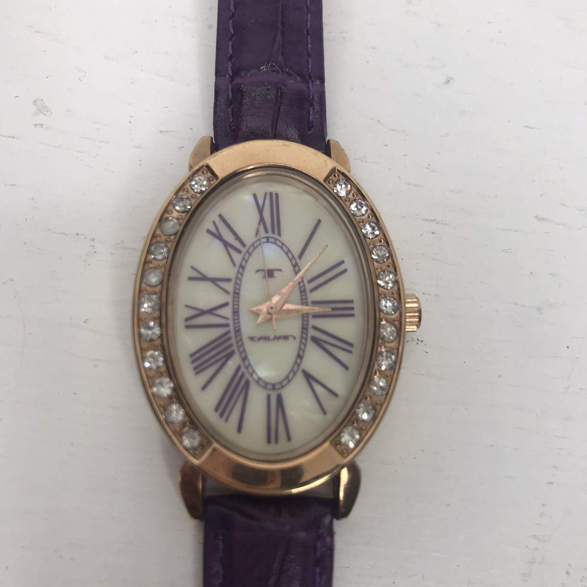 Tavan Jeanne Watch Green Leather Mother Of Pearl Women main image 3