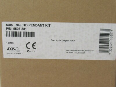 Axis 5503-881 Network Camera Indoor Pendant Kit T94F01D [CTNO]