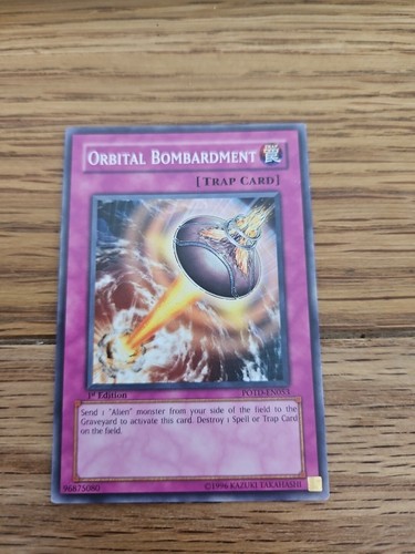 Yugioh Orbital Bombardment POTD-EN053 1st Edition Rare / Short Print | eBay