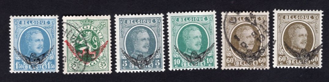 Belgium 1929 stamps Mi#1-5 START10%ONLY MH CV=72$