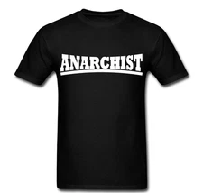Anarchist revolt anarchy fight revolution government police T-shirt
