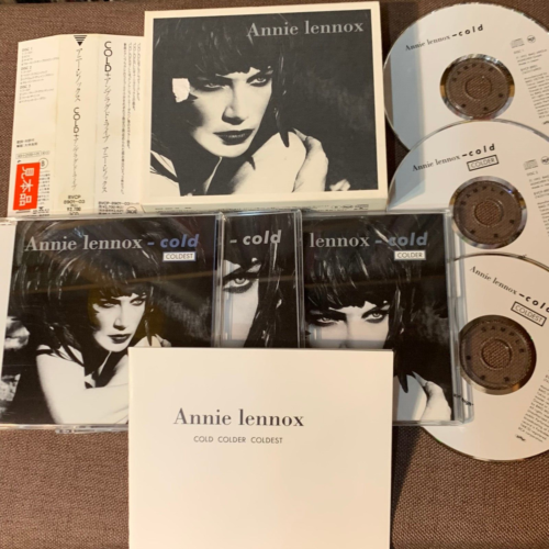 Promo ANNIE LENNOX Cold JAPAN 3CD BOX BVCP-8901~3 OBI +BOOKLET Eurythmics Colder - Picture 1 of 13