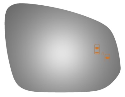 NEW Passenger Side Mirror Glass For 2001-2003 Toyota RAV4 - With Adhesive, Right Side 5 thumbnail image