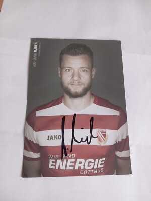 Signierte AK Janik Mäder Energie Cottbus NEU