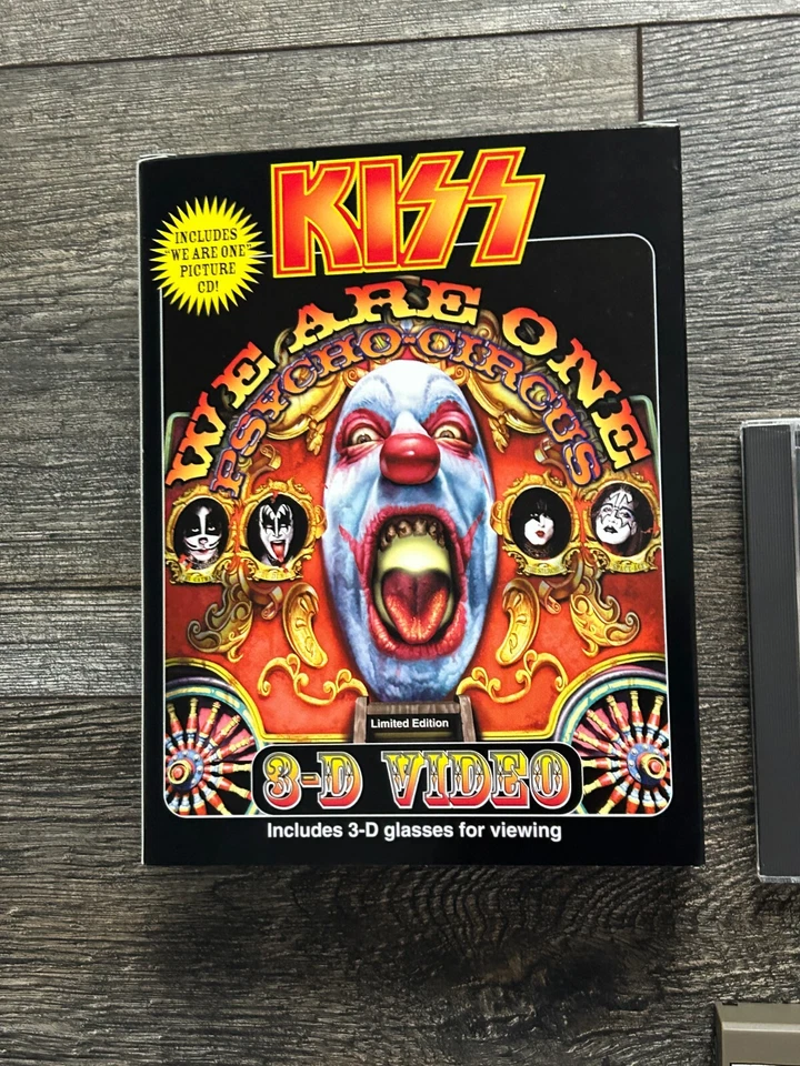 KISS CD VHS Video Box Set Psycho Circus WE ARE ONE Japan Japanese Vintage Kiss - Image 3 of 4
