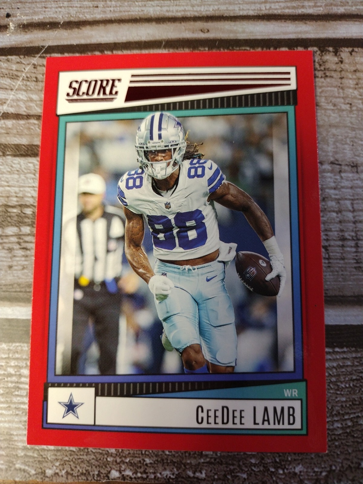 CeeDee Lamb 2022 Score Red Parallel 