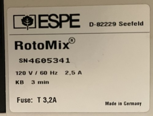 3M ESPE Rotomix - Capsule Mixer Dental - Photo 3 sur 3