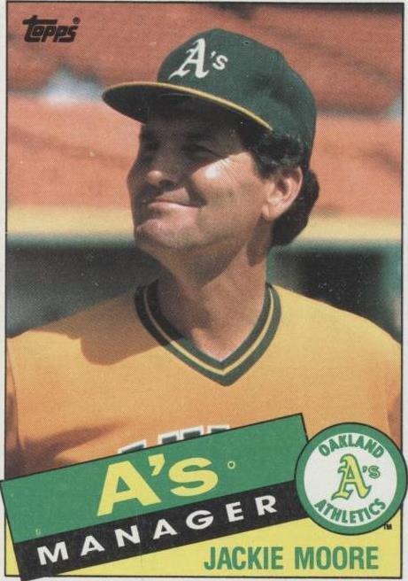 1985 Topps - Jackie Moore #38 - 1 of 1