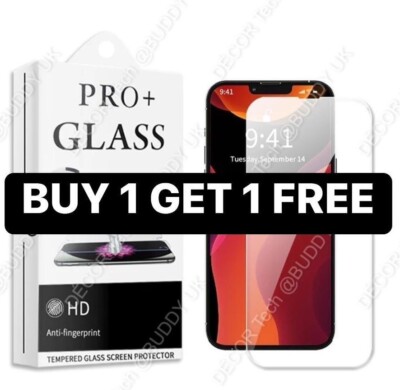 DISPLAYSCHUTZFOLIE iPhone 15 13 12 14 PRO MAX Mini XR XS FULL COVER Hartglas