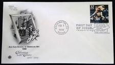 Scott 3182H FDC Ash Can School of Art Boxing Celebrate the Century 1900s Series