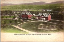 Postcard Circa 1908 Birds Eye Mount Hermon Campus Massachusetts B140