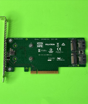 HP 759505-001 Dual SATA M.2 Drive PCIe Riser Card