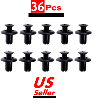 25 Bumper Retainers Fender Liner Clip Hood Rivets Trim Fasteners - Foto 10