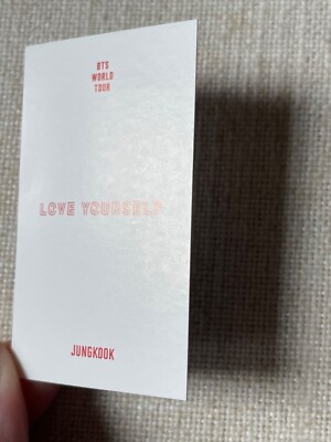 BTS WORLD TOUR LOVE YOURSELF ラゲージタグ トレカ BTS WORLD TOUR LOVE YOURSELF ラゲージタグ トレカ BTS World