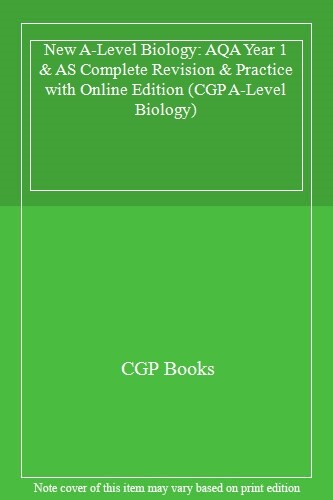 New A-Level Biology: AQA Year 1 & AS Complete Revision & Pract .9781789080247,