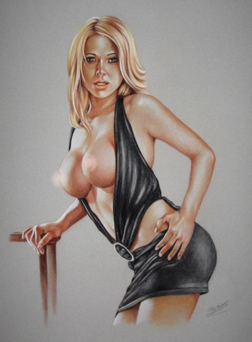 PRINT OF THE ORIGINAL*** PIN UP ART by SLY *** # 5565