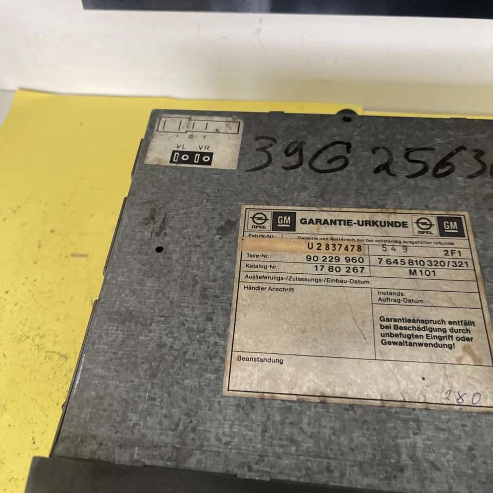 Opel 1980er   Radio Kassetten 7j45810320/321 90229960 - Bild 4 von 4