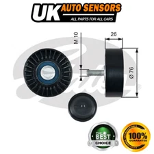 Fits Skoda Seat VW Audi Gates Drive Belt Deflection Guide Pulley -3884