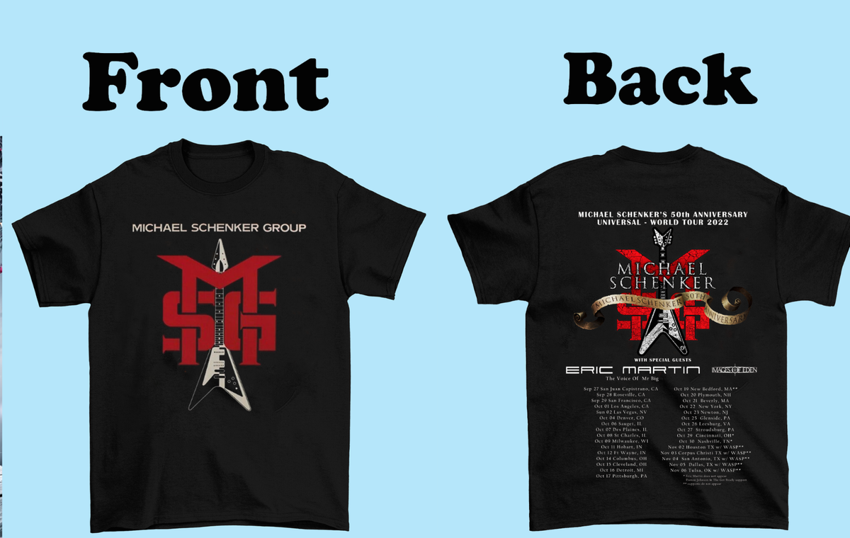 Michael Schenker Group Tour 2022 Band Gift For Fan Unisex S to 5XL