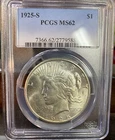1925-S Peace Dollar PCGS MS-62*